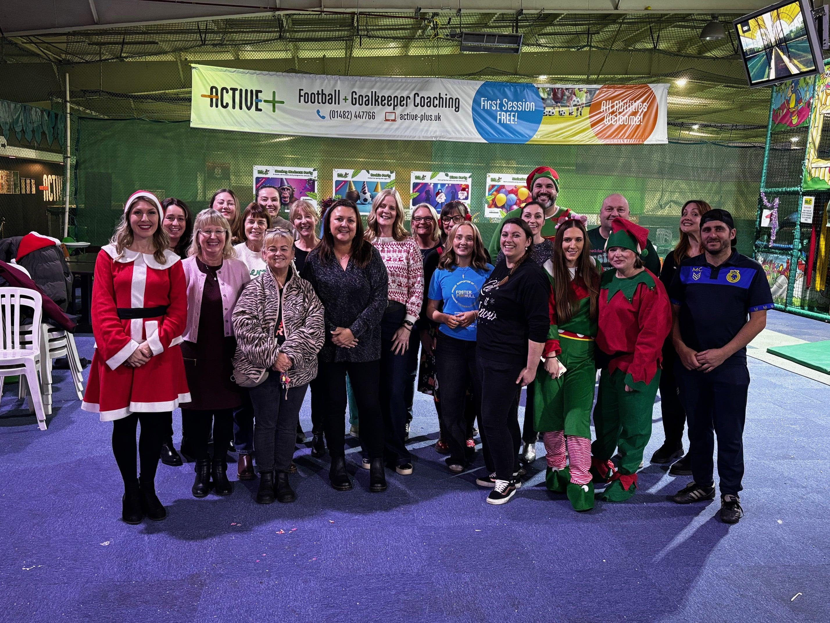 Hull Fostering Christmas party 2025 team