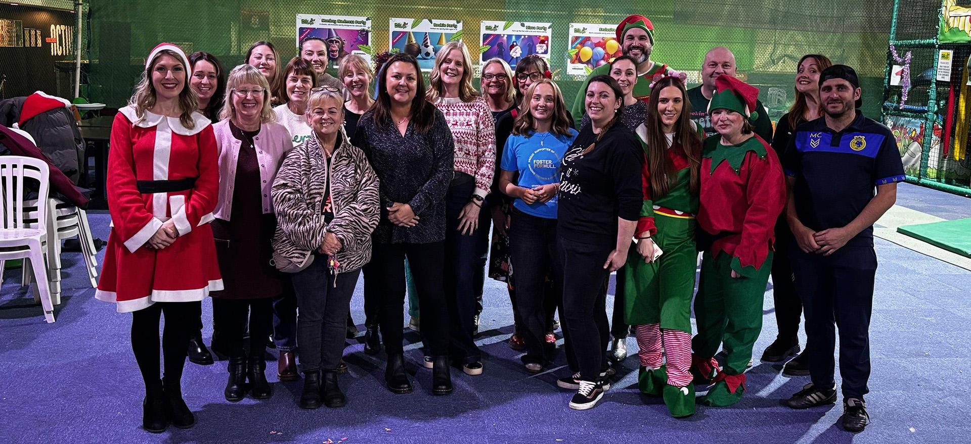 Hull Fostering Christmas party 2025 team