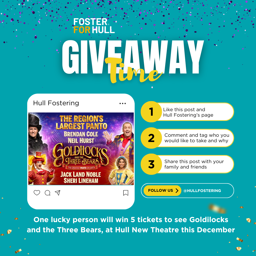 Win 5 Tickets to Goldilocks and the Three Bears Pantomime at Hull New Theatre